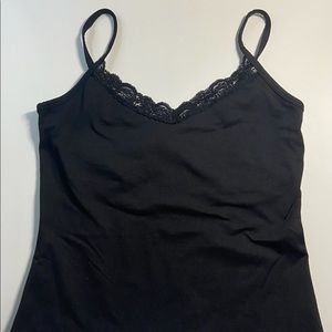 Lace Black Tank Top